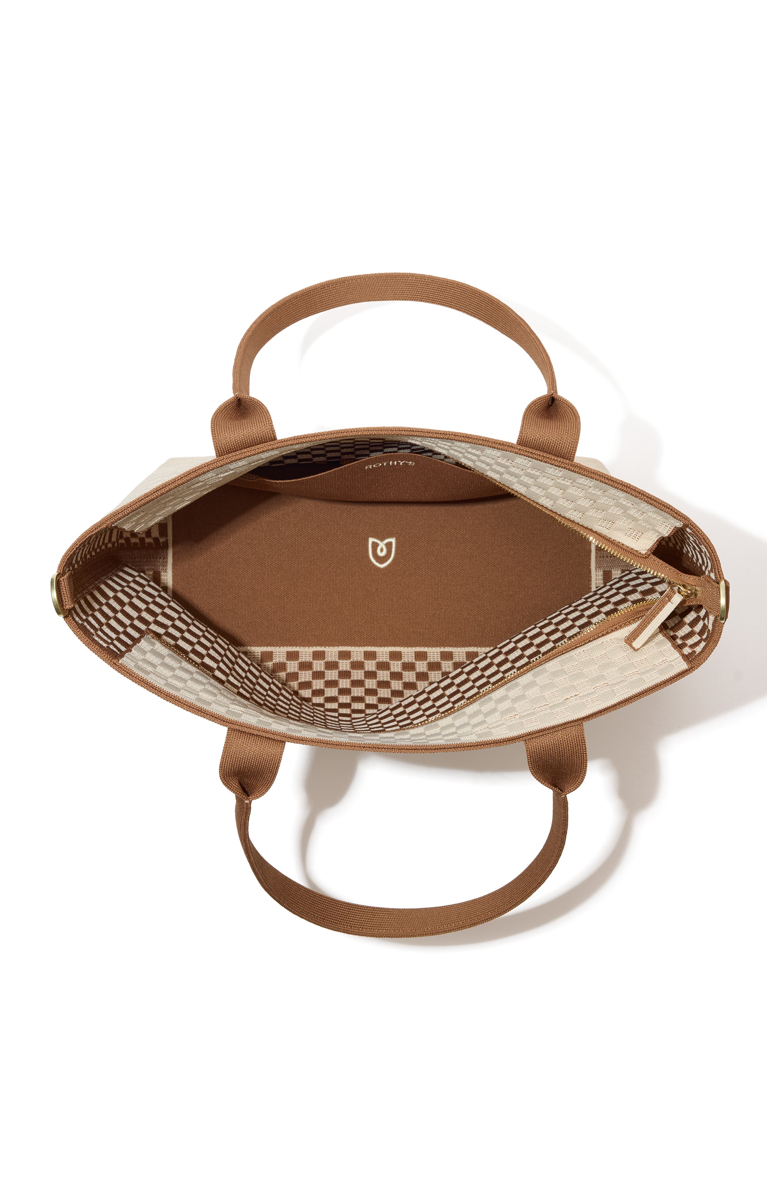 The Lightweight Zip Tote, Alternate, color, Vanilla Wafer