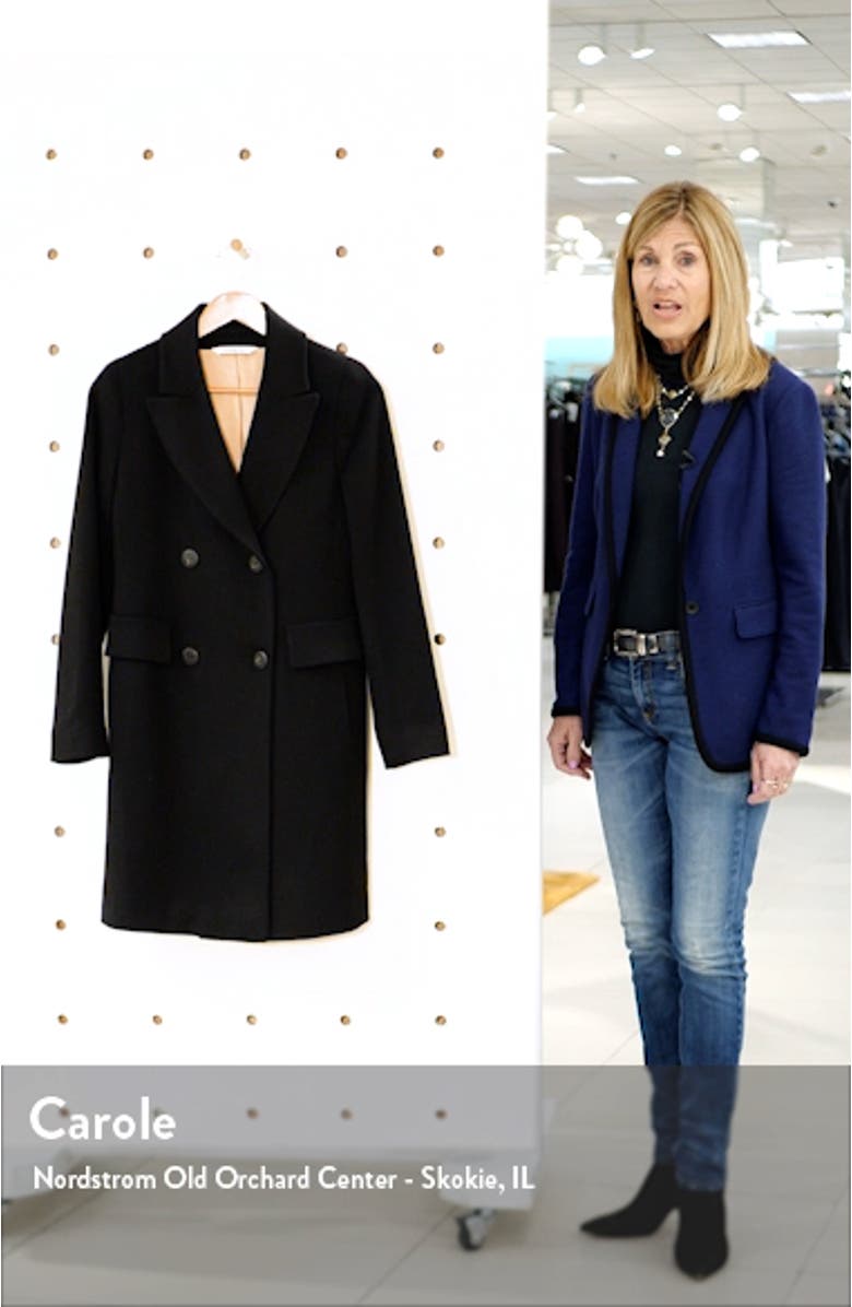 Double Breasted Cashmere Coat, sales video thumbnail