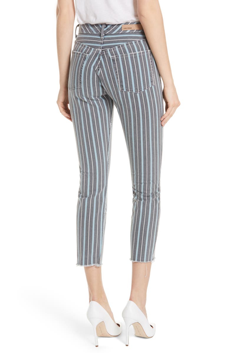 GRLFRND Karolina High Waist Crop Skinny Jeans, Alternate, color,