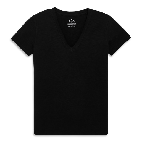Women's Fit Classic Slub V-Neck Tee
