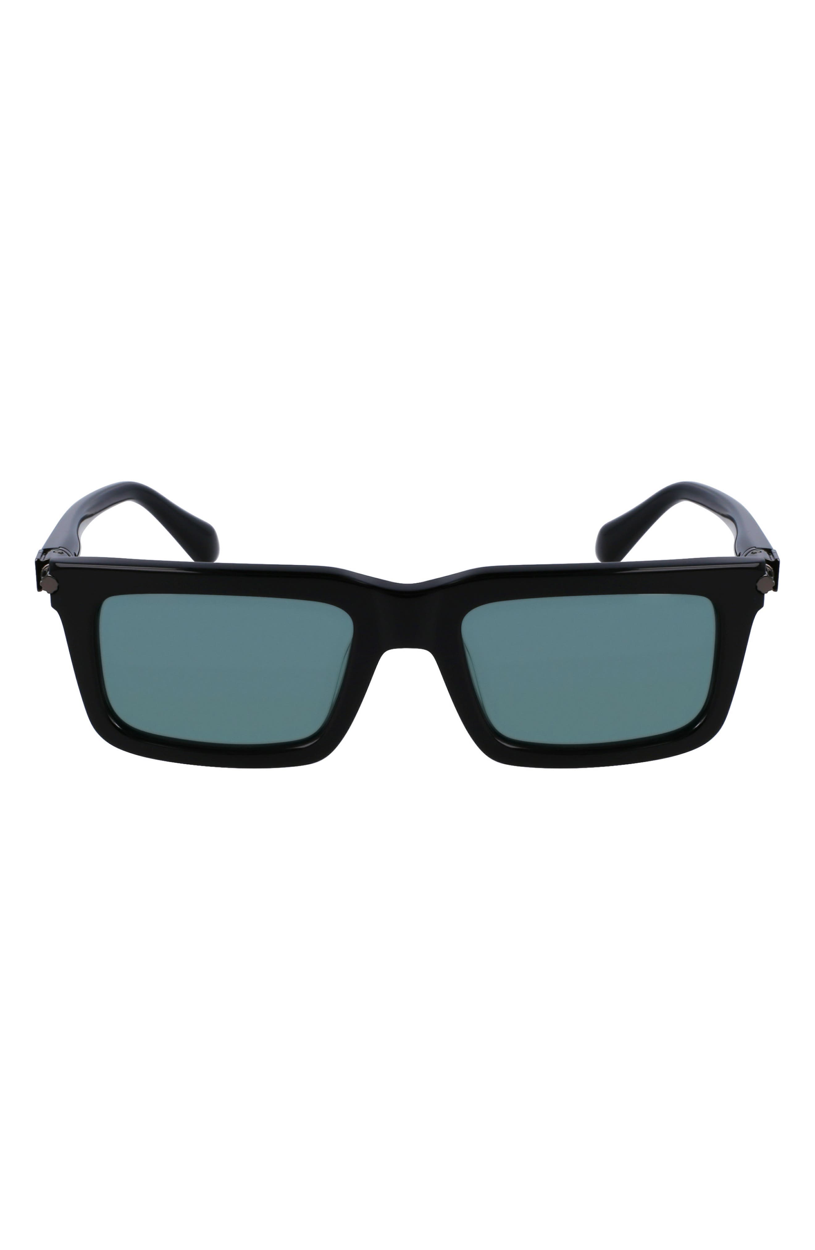 FERRAGAMO 53mm Prisma Modified Rectangle Sunglasses