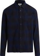 Joe's Keanu Ripped Plaid Button-Up Shirt