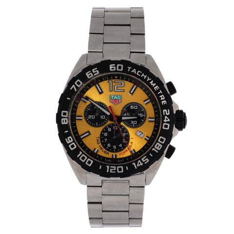 Formula 1 Chronograph Quartz Watch Stainless Steel 43