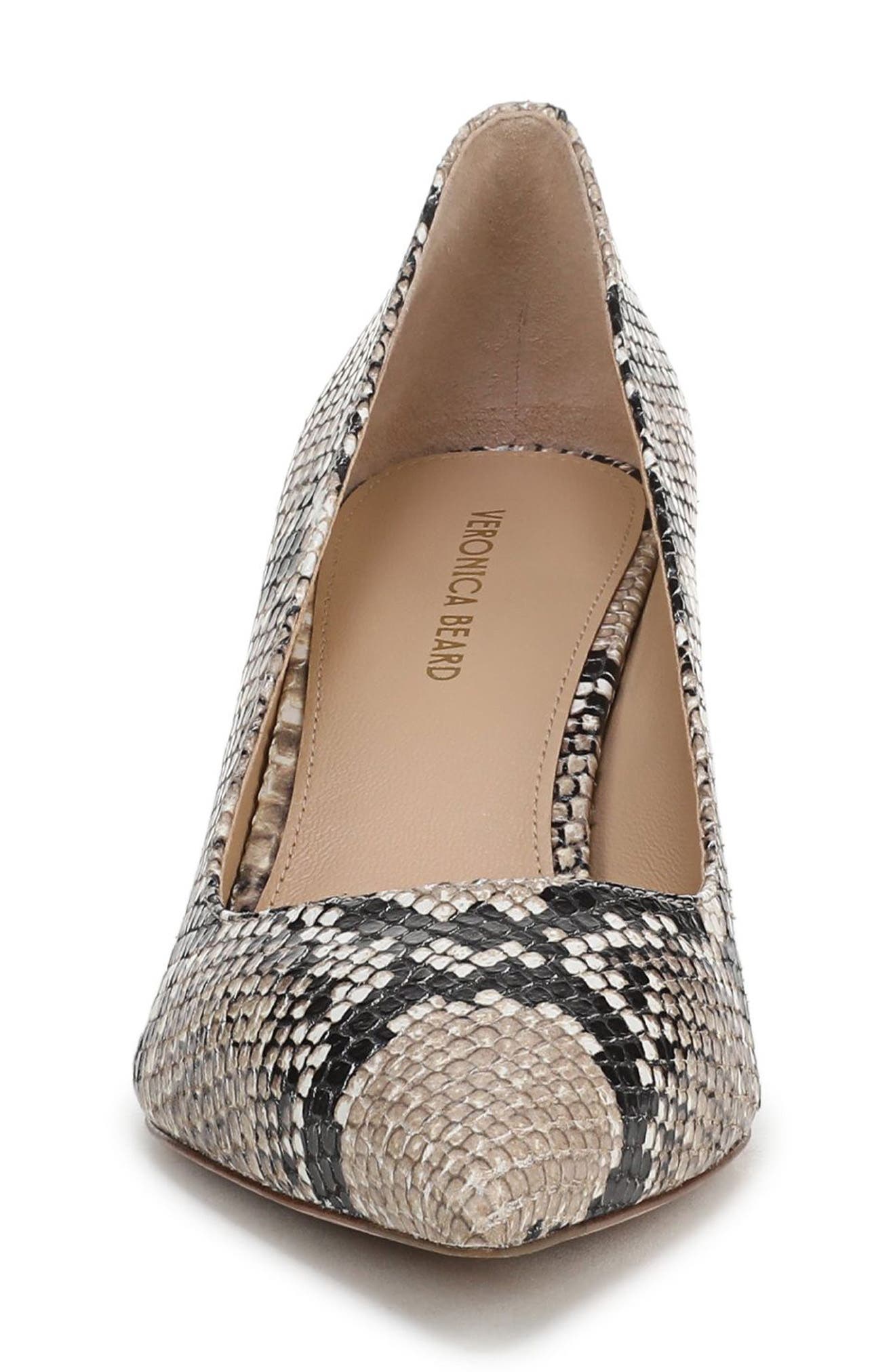 Rita Pointed Toe Pump, Alternate, color, ECRU MULTI
