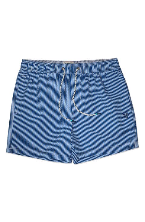 Stripe Party Starter Lined 5-Inch Swim Trunks