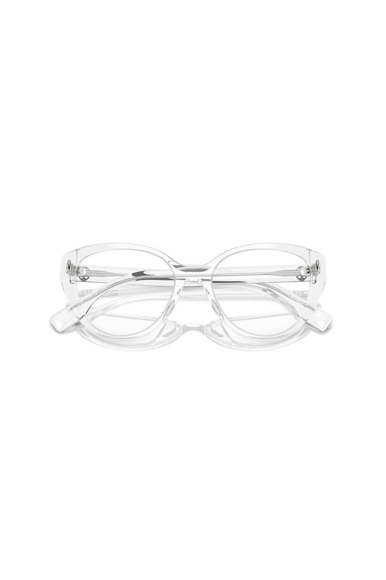 52mm Round optical glasses, Alternate, color, Transparent