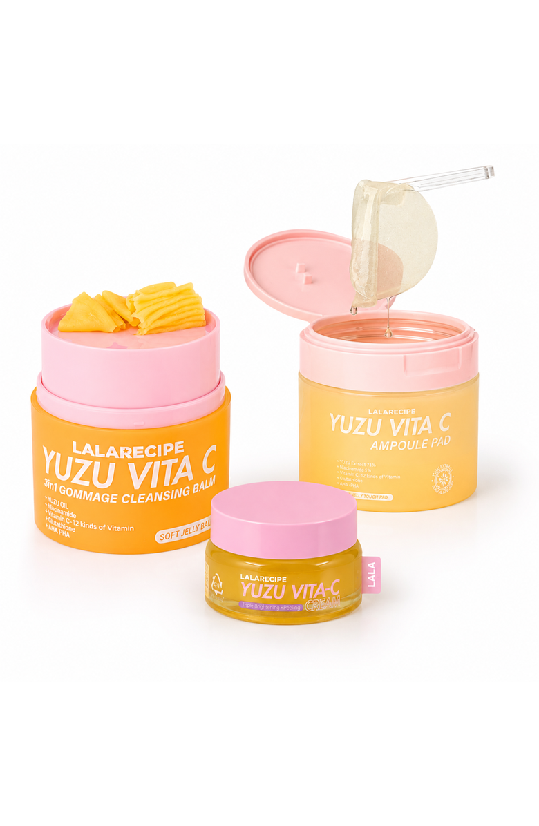 LALA Recipe YUZU Radiant Ritual Set, Main, color, Yellow