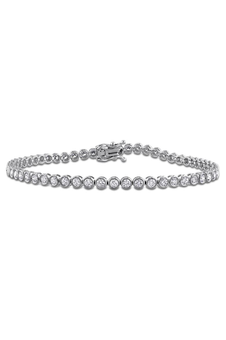 2ct. t.w. Lab-Grown Diamond Tennis Bracelet 14k, Main, color, White Gold