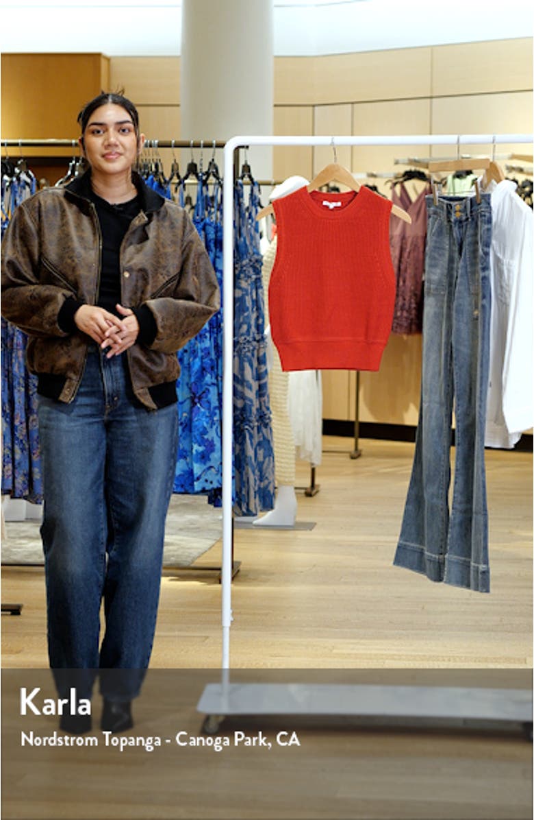 Teagan Organic Cotton Sweater Vest, sales video thumbnail