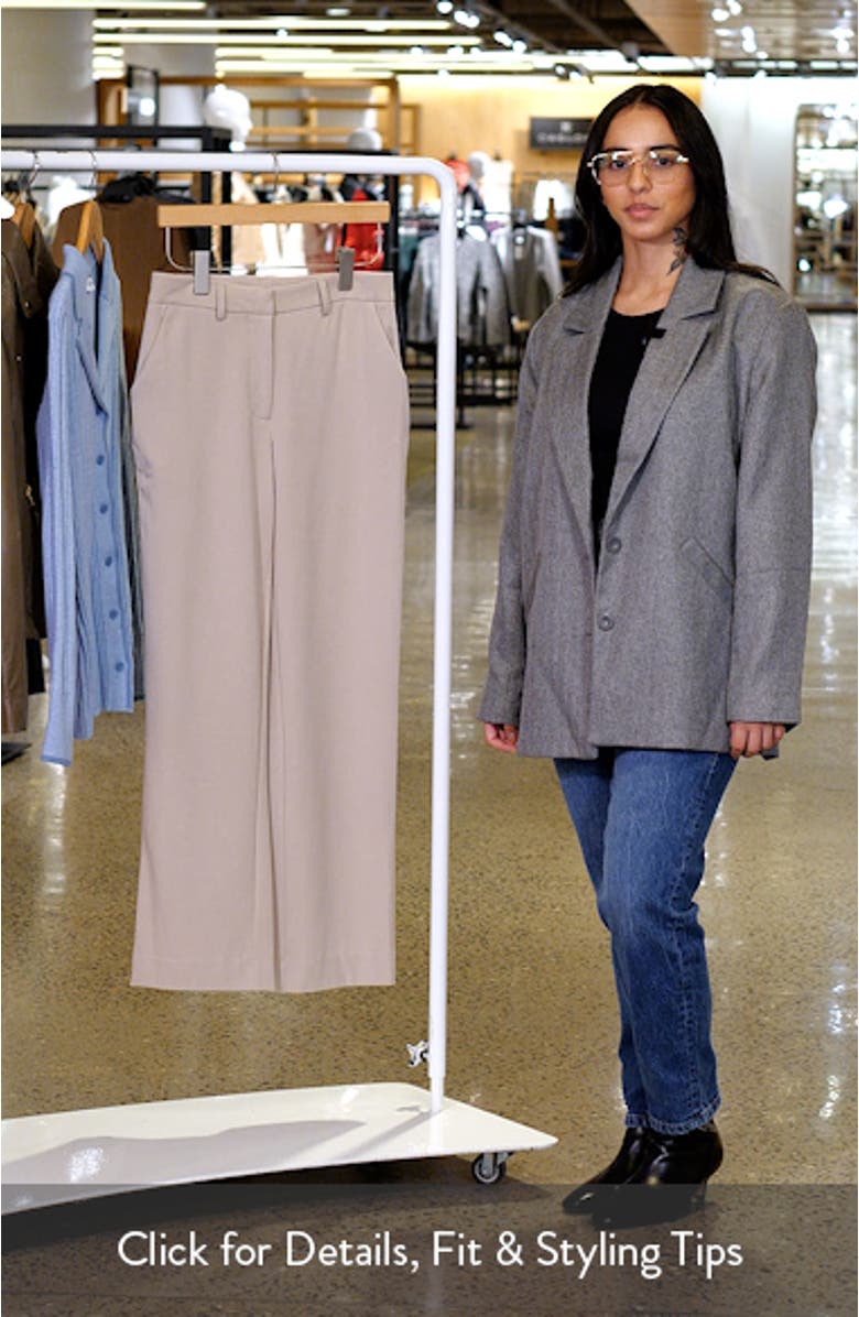 High Waist Straight Leg Pants