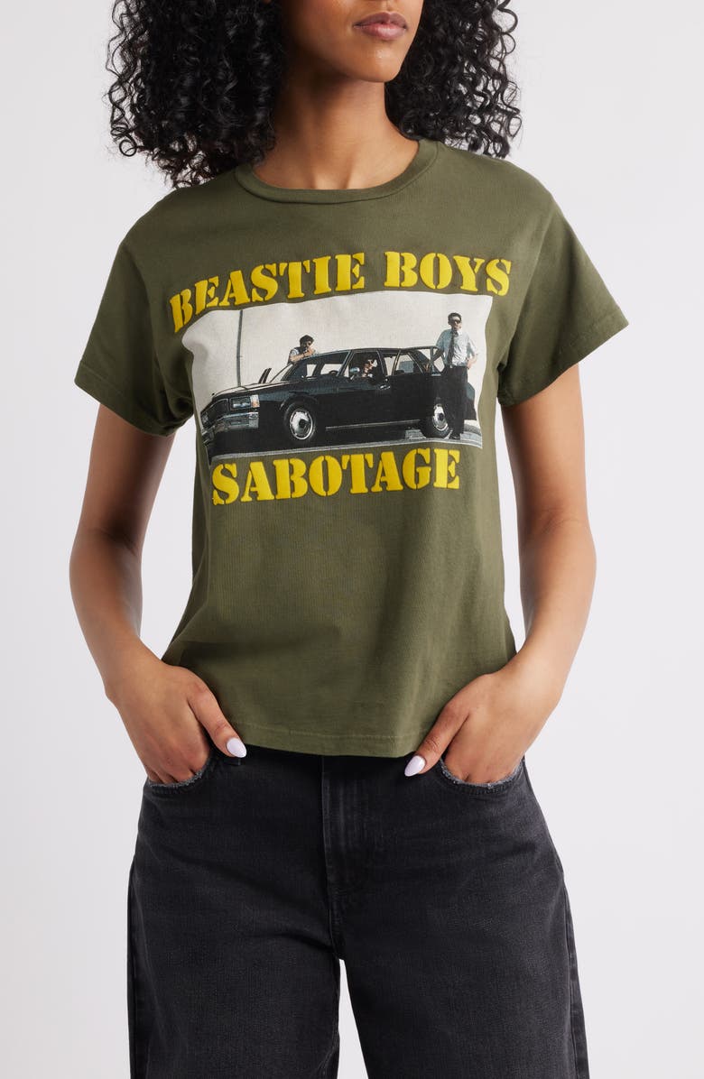 Daydreamer Beastie Boys Sabotage Cotton Graphic T-Shirt, Main, color, 