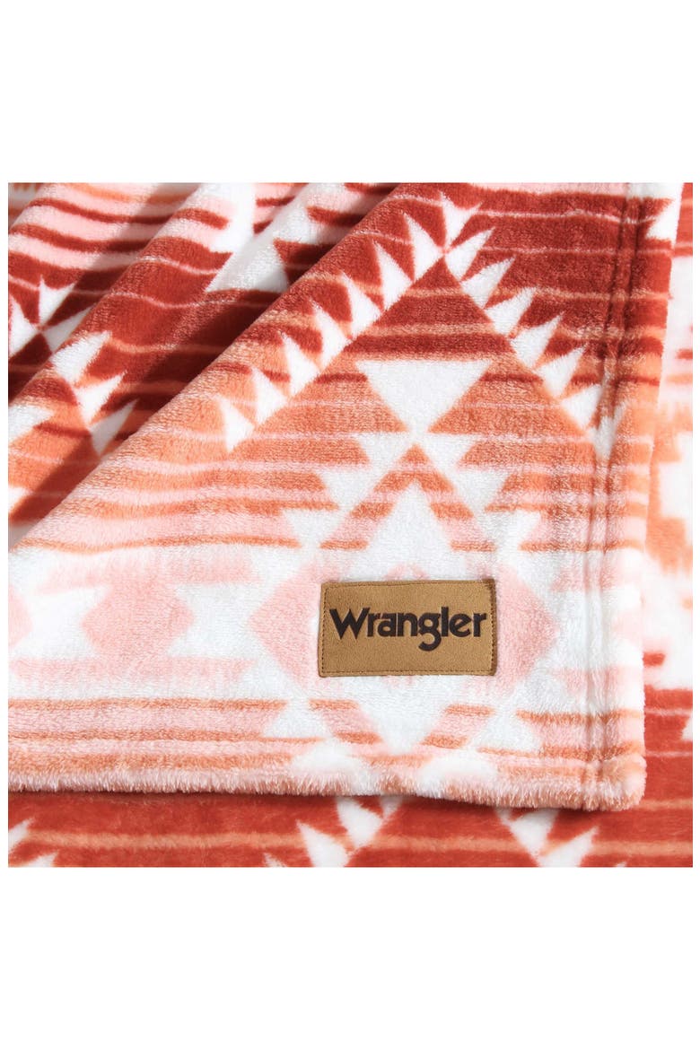 Jericho Peach Throw Blanket, Alternate, color, PINK/ RED