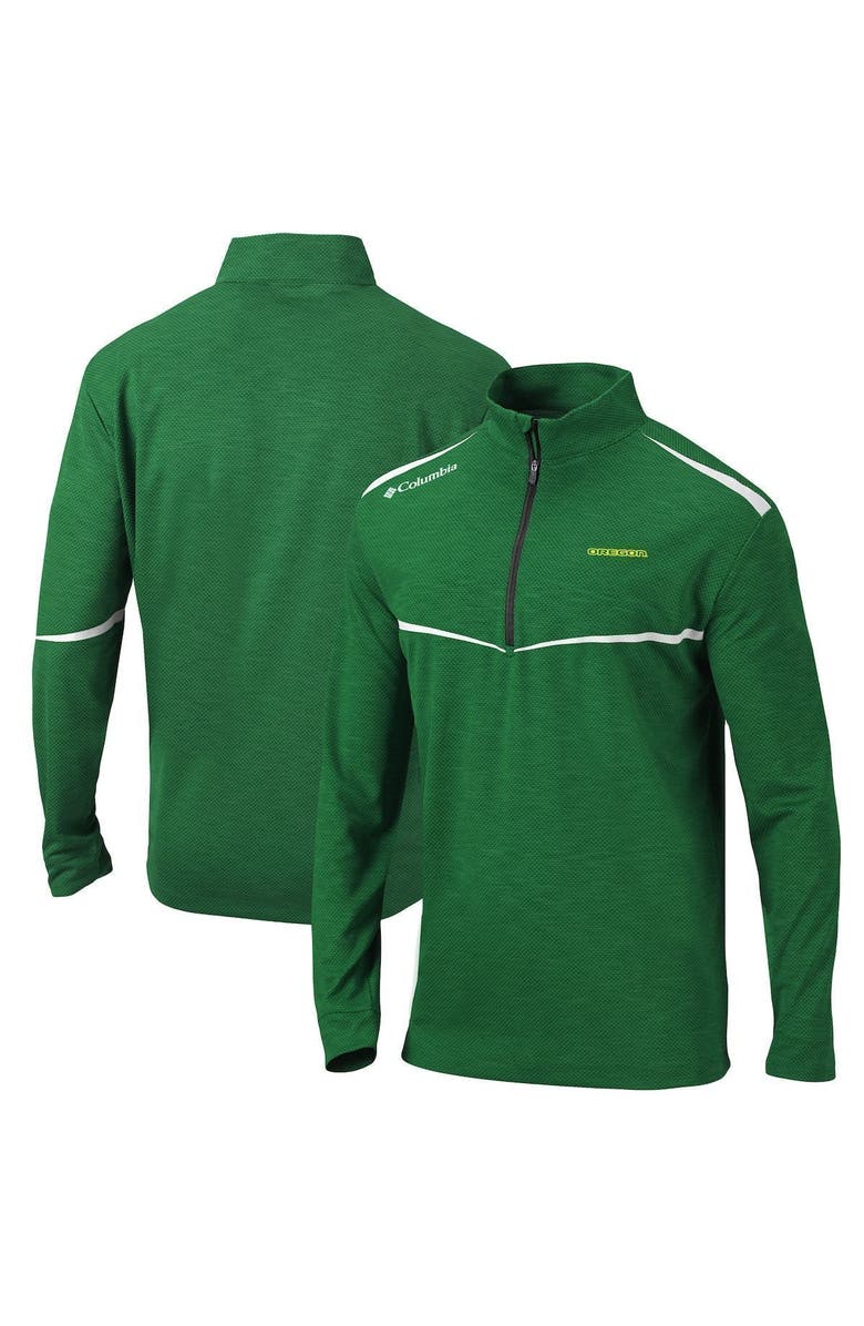 Columbia Men's Columbia Green Oregon Ducks Scorecard Quarter-Zip Jacket, Alternate, color,