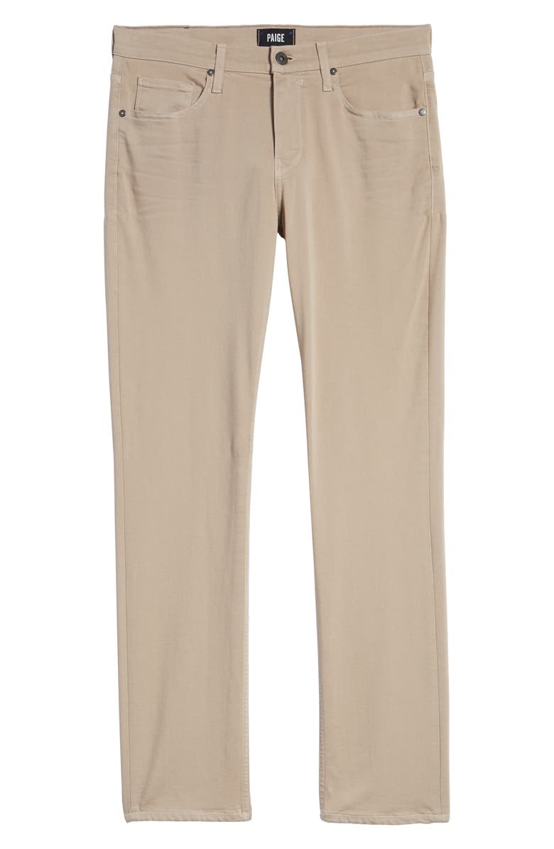 PAIGE Transcend Federal Slim Straight Leg Jeans, Alternate, color, Toasted Almond