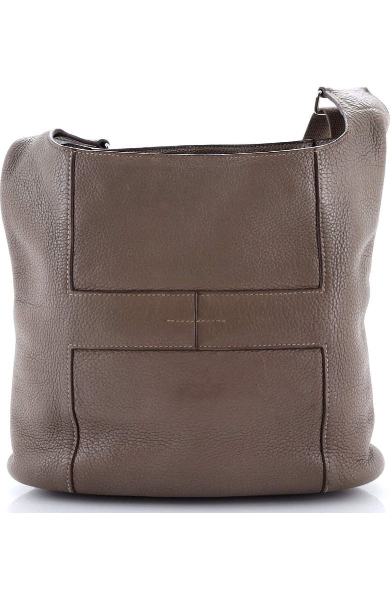 Pre-Owned Hermes Sac Good News Bag Leather PM, Alternate, color, Etoupe