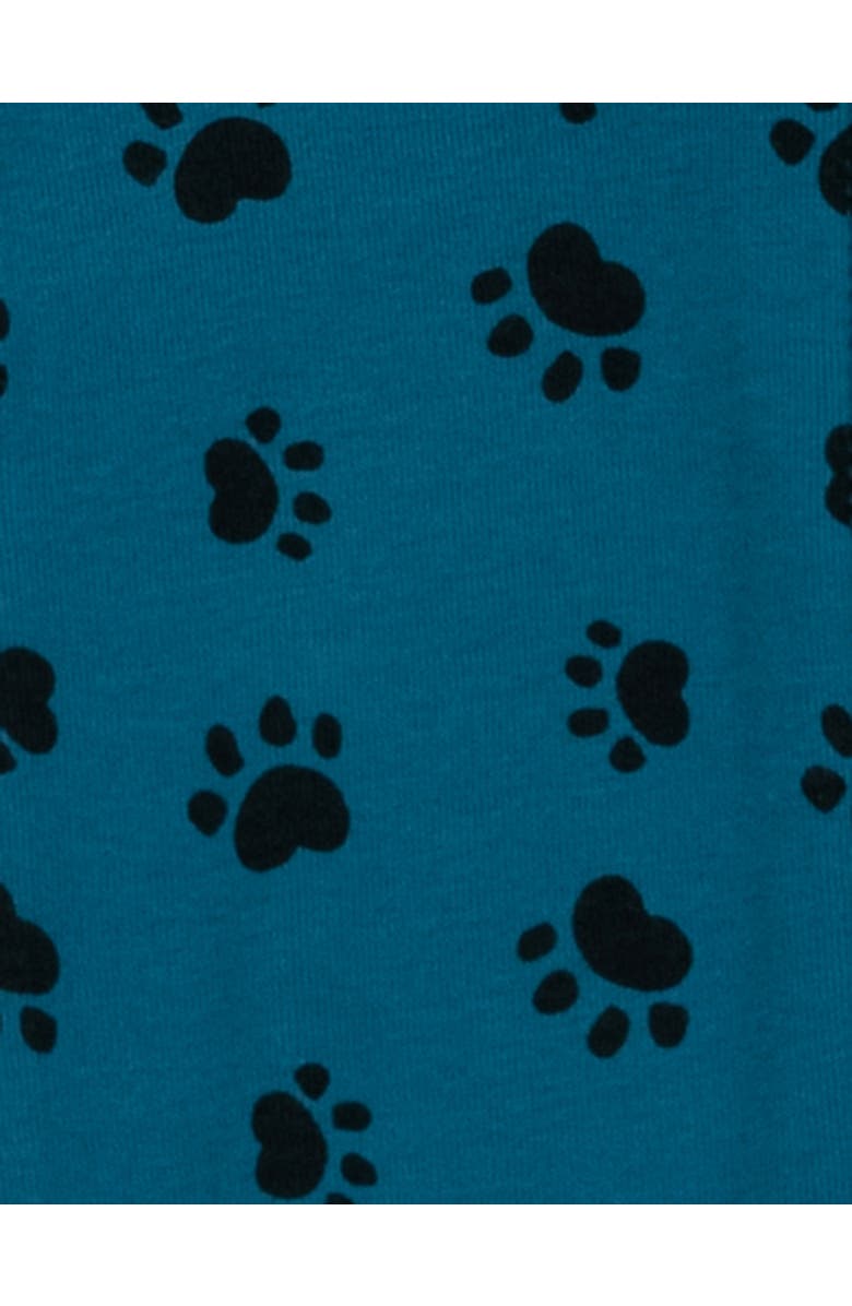 Leveret Kids Two-Piece Cotton Printed Matching Family Pajamas, Coordinated Prints, Alternate, color, Dog Paw