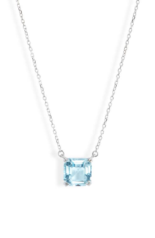 Anzie Jac + Jo Harper Stone Pendant Necklace in Blue 