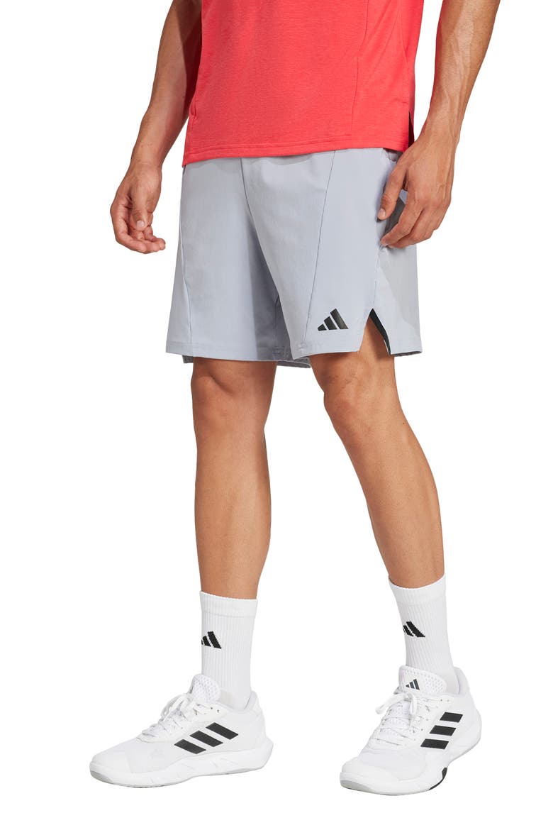 Designed for Training 7-Inch Shorts, Main, color, HALO SILVER