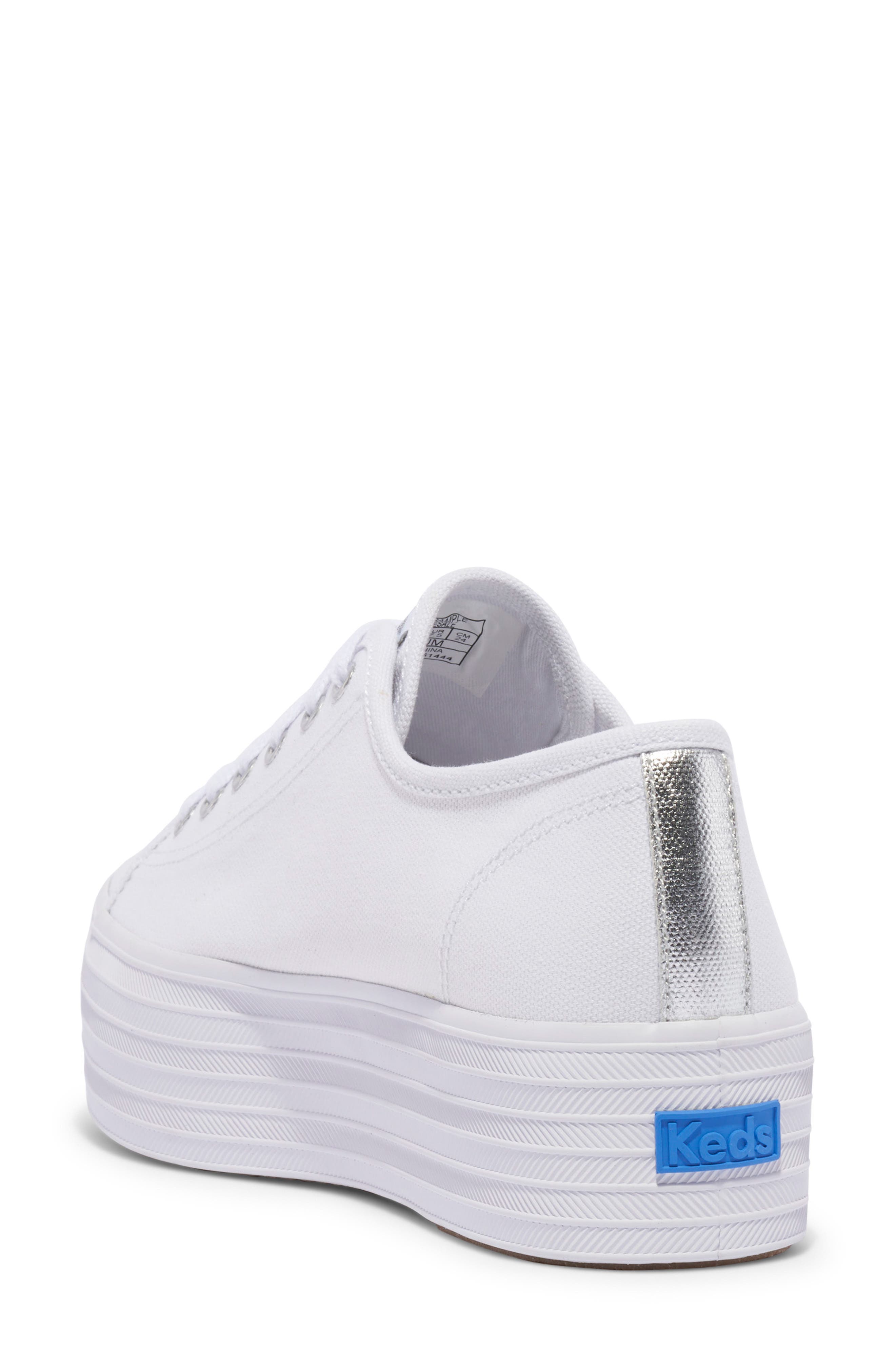 Keds<sup>®</sup> Triple Up Sneaker, Alternate, color, White Canvas