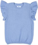 Florence Eiseman Short Sleeve Sweater With Ruffle