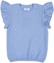 Florence Eiseman Short Sleeve Sweater With Ruffle