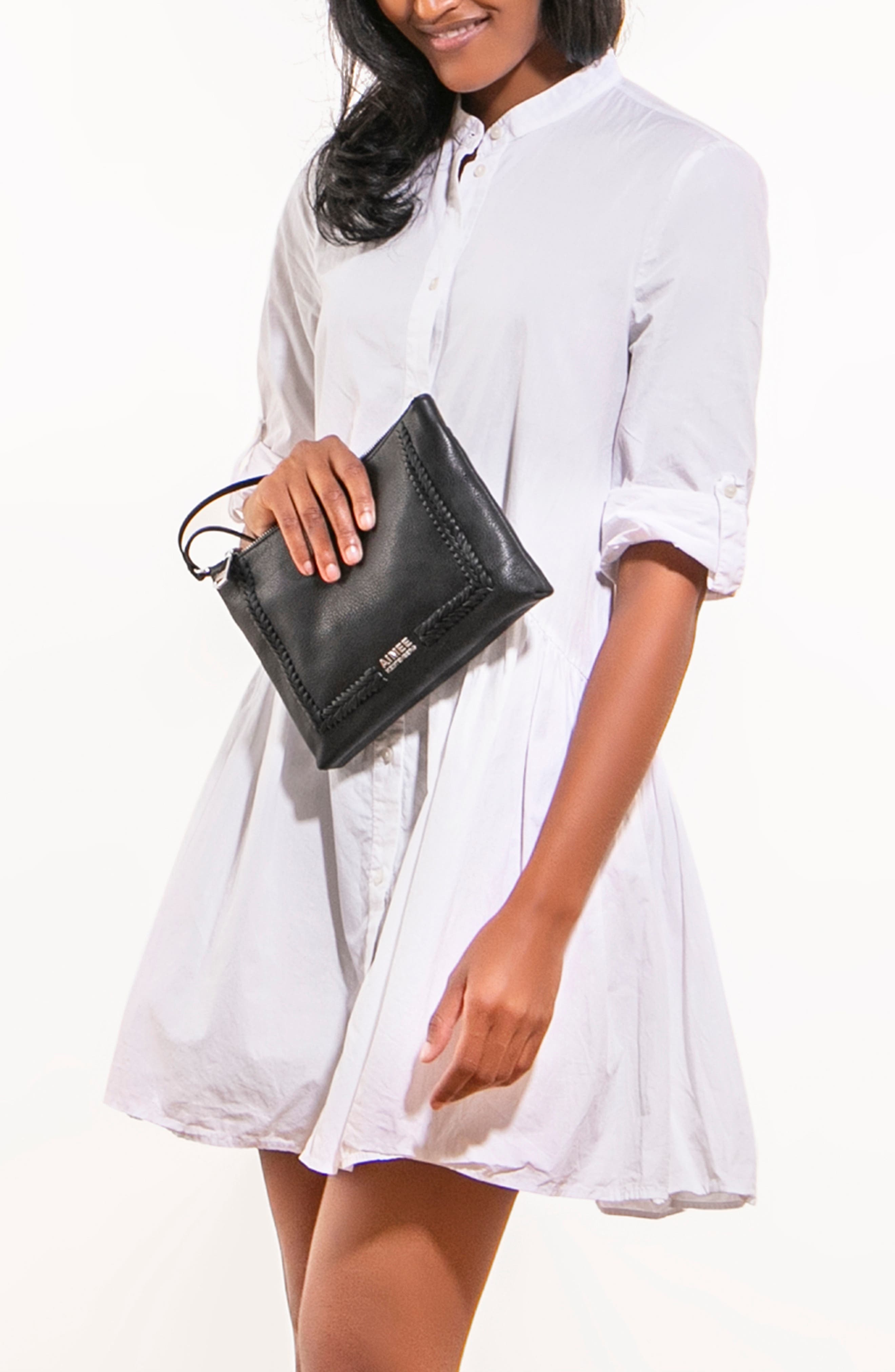 Aimee Kestenberg Vibes Leather Wristlet, Alternate, color, 