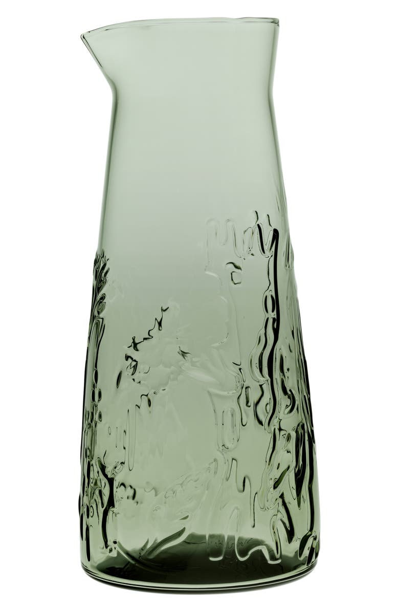 Moomin Forest Hide & Seek Glass Pitcher, Alternate, color, Green