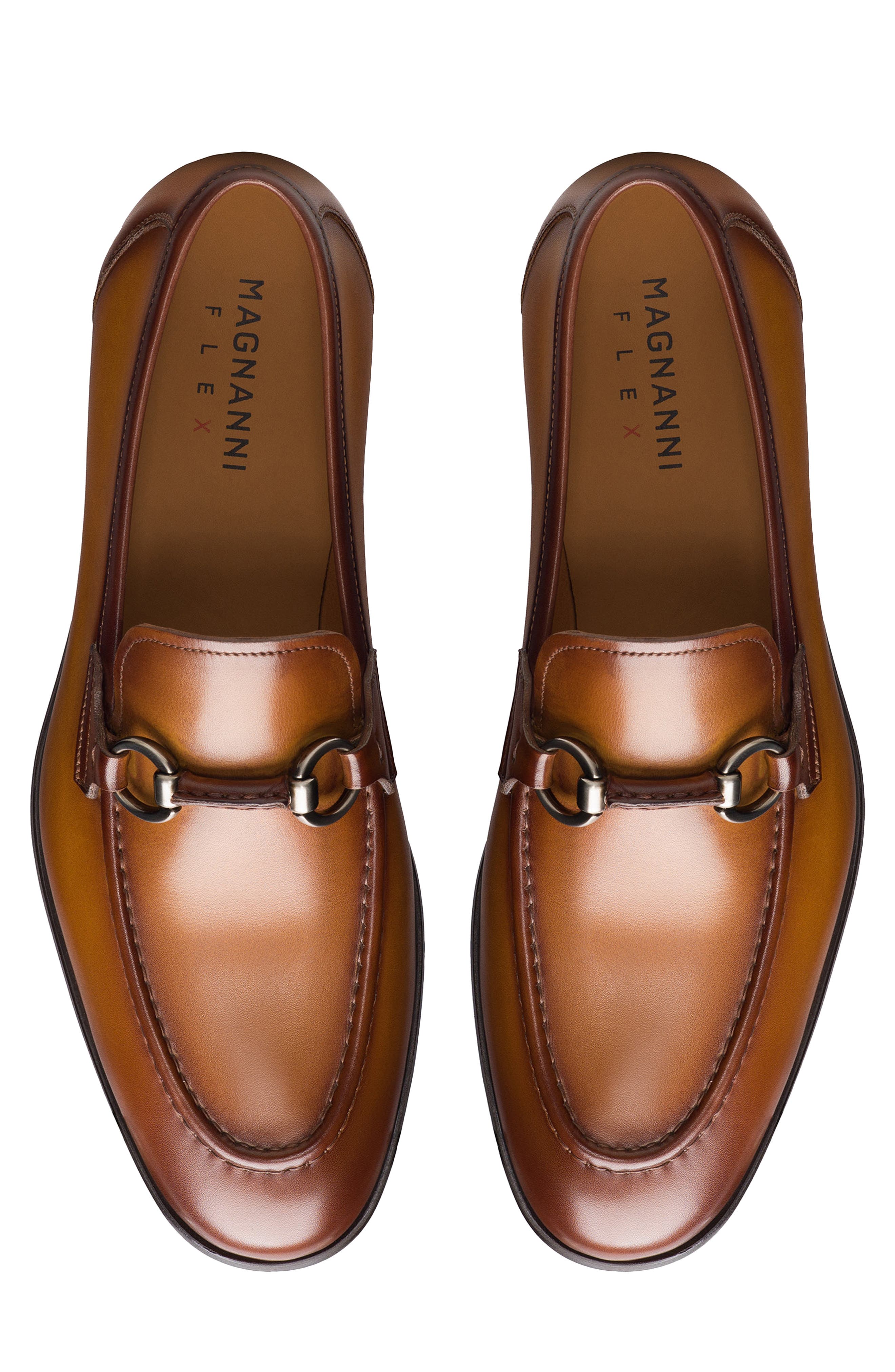 Magnanni Magico Bit Loafer, Alternate, color, Cuero