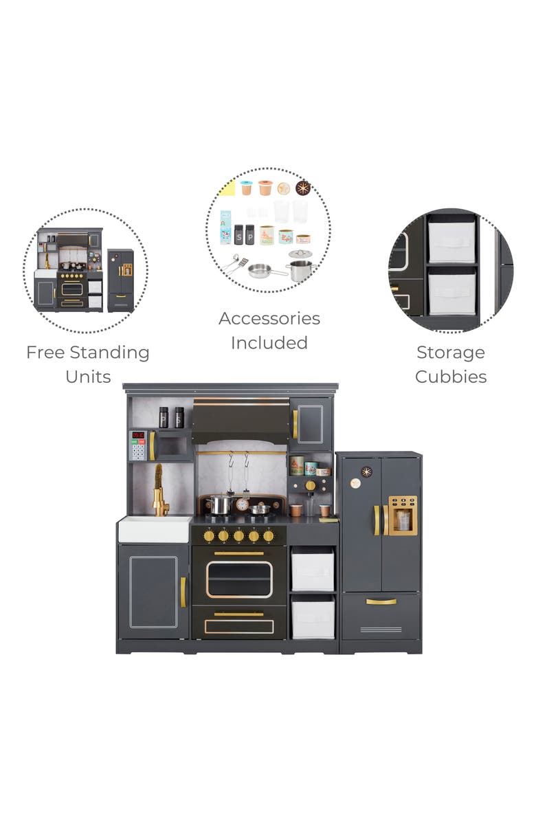 Teamson Kids Little Chef Colonie Kitchen Playset, Alternate, color, Grey