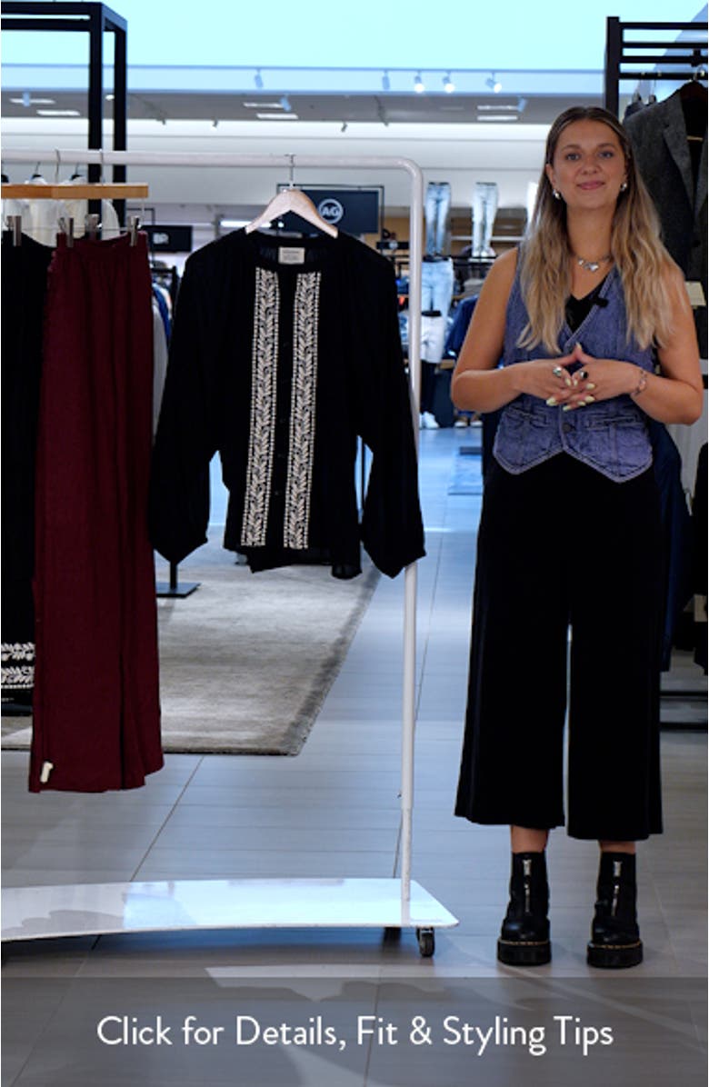 Cala Embroidered Shirt, sales video thumbnail