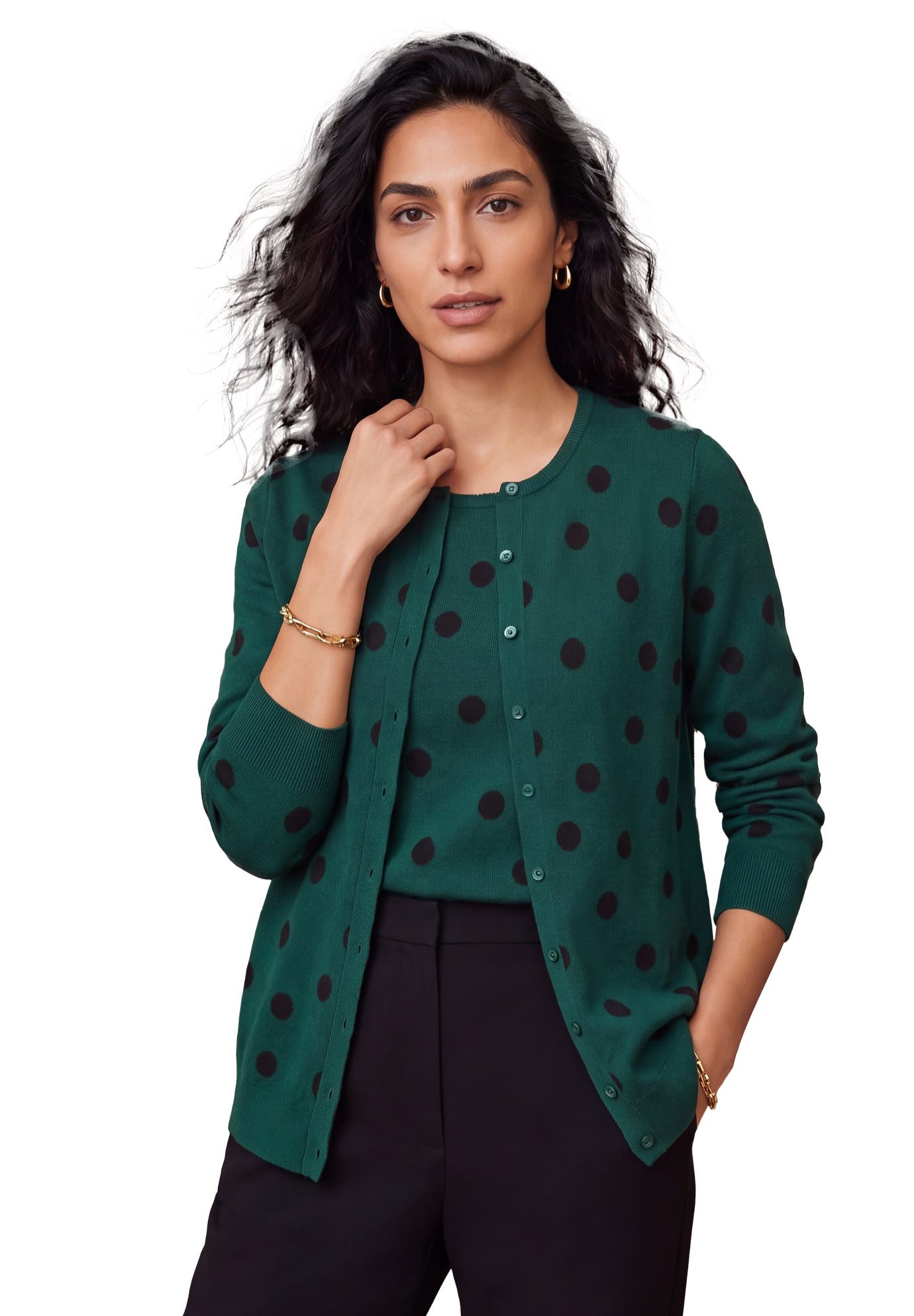 GREEN SCATTER DOT