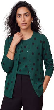 Jessica London Fine Gauge Button Front Cardigan
