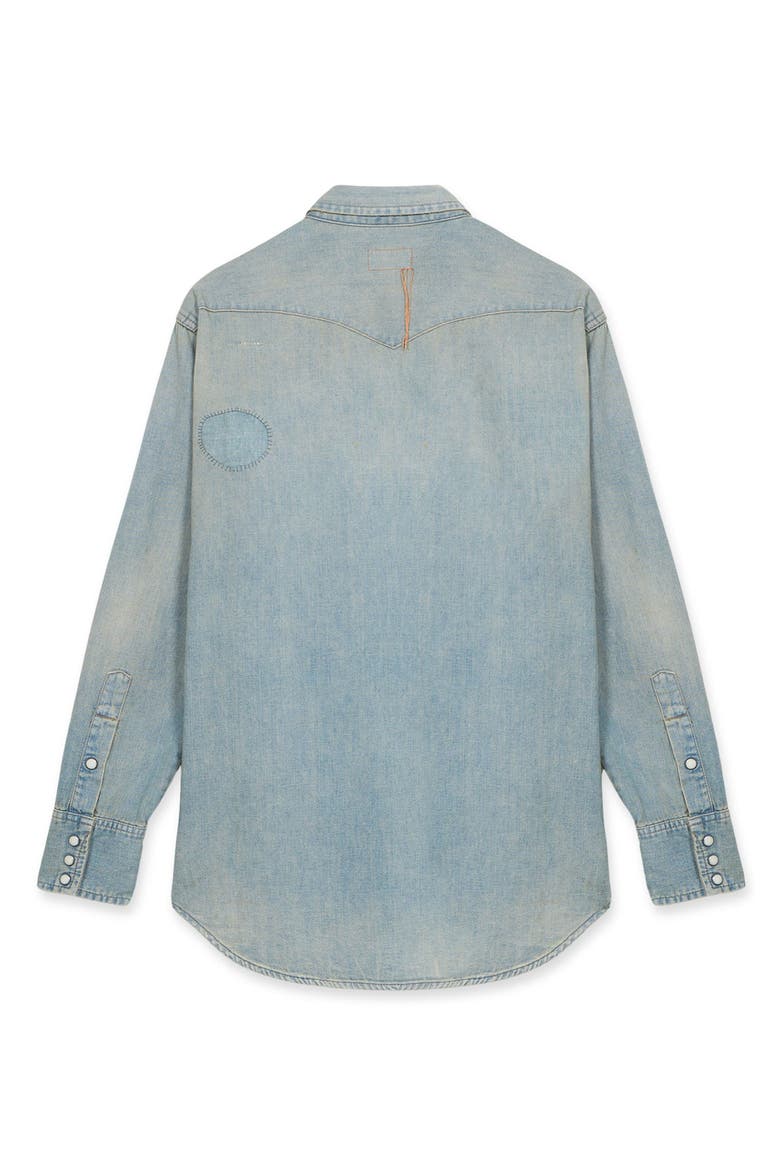 Jennyvint Custom Wash Denim Shirt, Alternate, color, D470