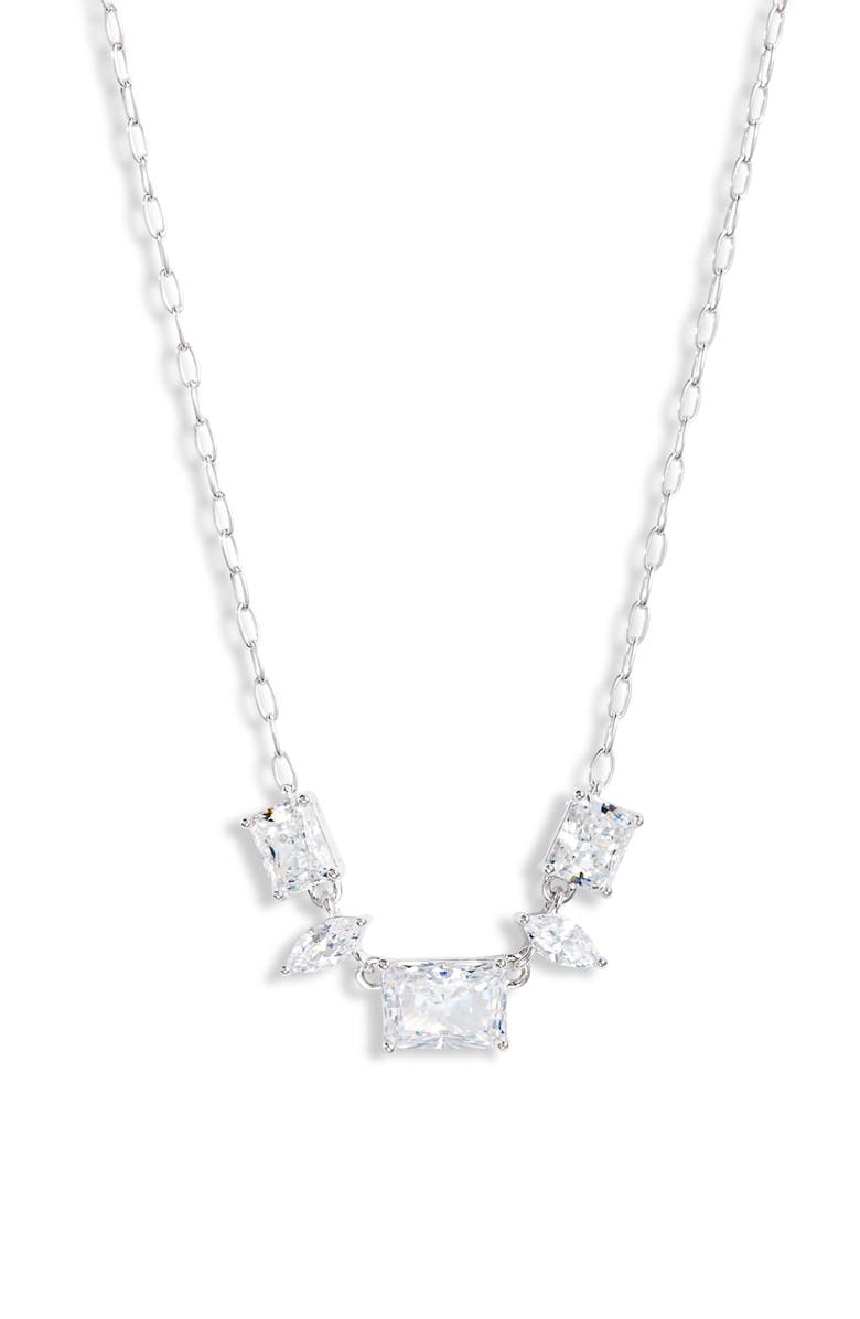 Nadri Rae Small Frontal Necklace, Main, color,