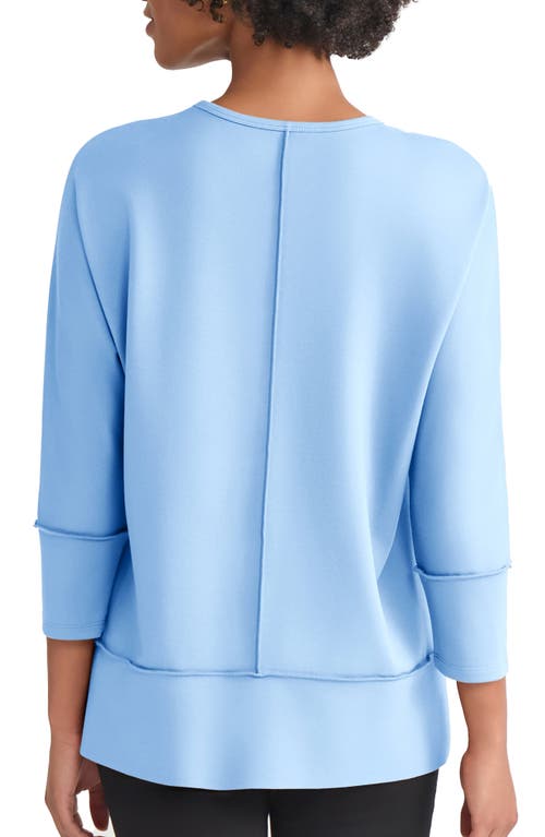 Jones New York Dolman Sleeve Top In Blue