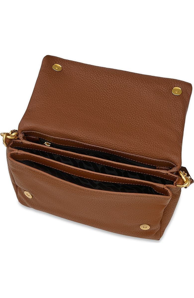 Rebecca Minkoff Foldover Flap Crossbody Bag, Alternate, color, Tawny