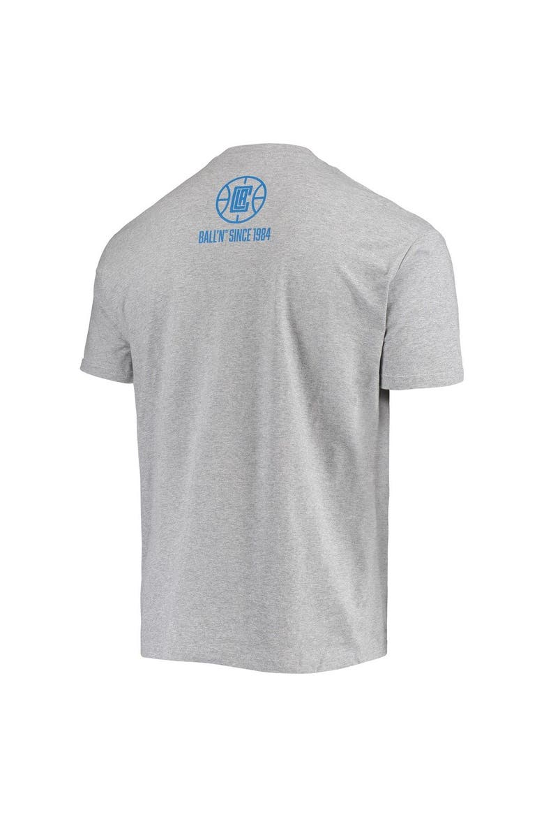 Men's BALL'N Heathered Gray LA Clippers Since 1984 T-Shirt, Alternate, color, Heather Gray