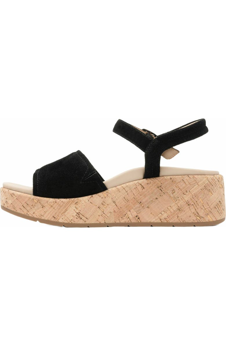ABEO Solstice Buckle Sandal, Alternate, color, Black Suede - Metatarsal