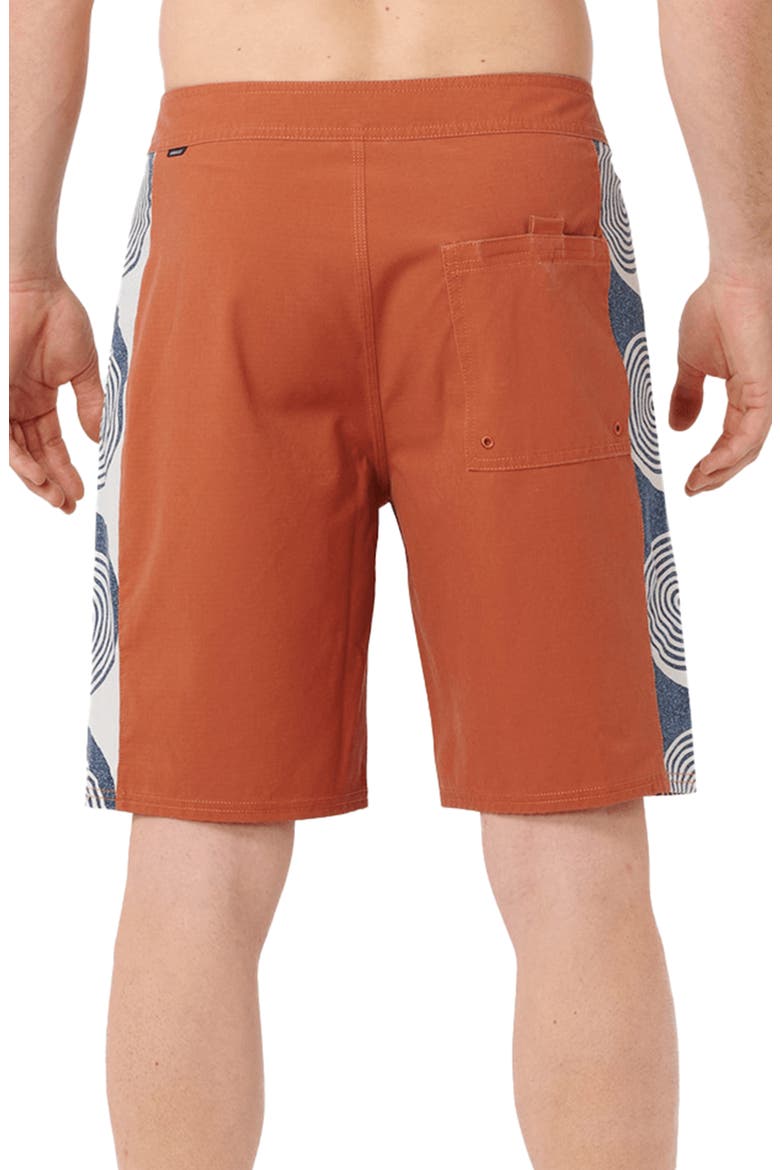 Mirage Sideways Board Shorts, Alternate, color, BAKED CLAY