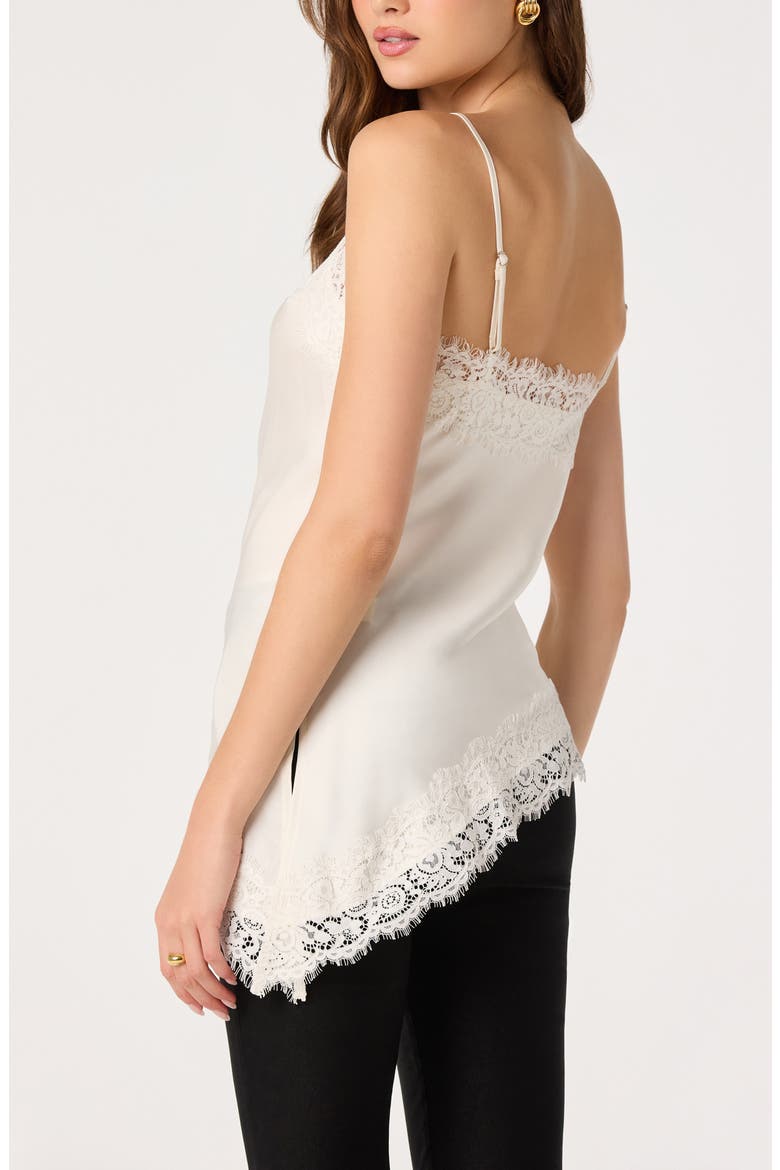 Analise Lace Trim Asymmetric Satin Camisole (Women) | Nordstrom