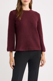 Anne Klein Braided Trim Sweater