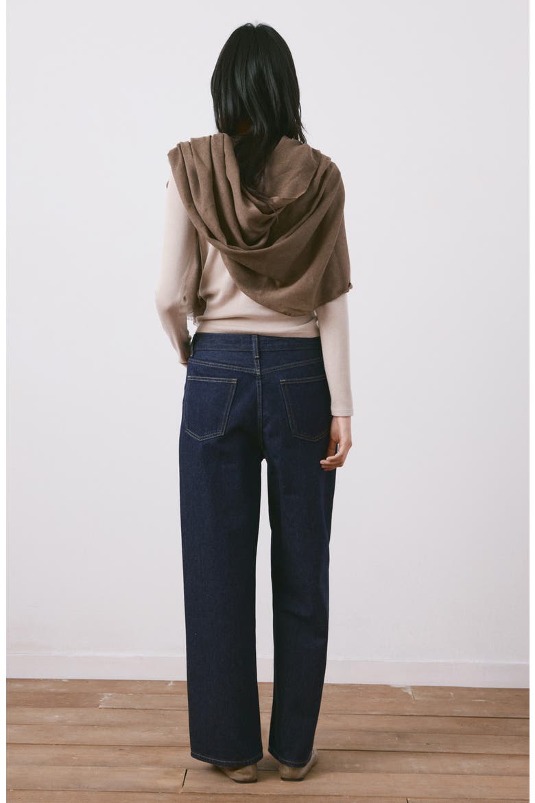 Low Rise Straight Leg Jeans, Alternate, color, OPEN BLUE