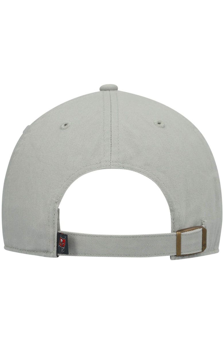 '47 Men's '47 Gray Tampa Bay Buccaneers Clean Up Adjustable Hat, Alternate, color,