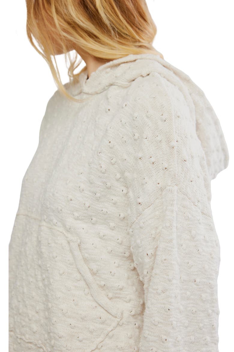 Lake Side Open Knit Hoodie, Alternate, color, MARSHMALLOW