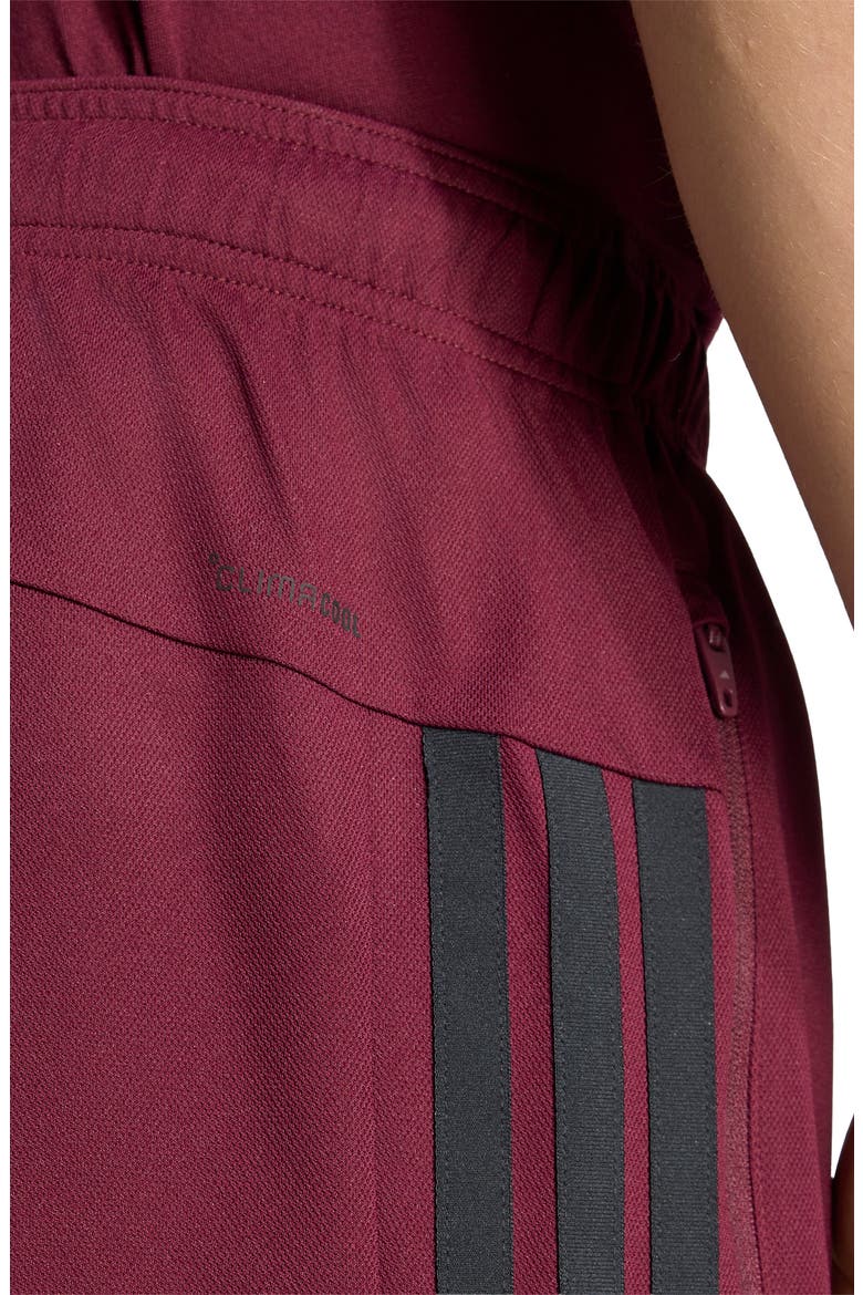 3-Stripes Performance Training Shorts, Alternate, color, MAROON/ BLACK