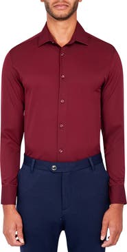 Brooklyn Brigade Slim Fit Solid Performance Dress Shirt