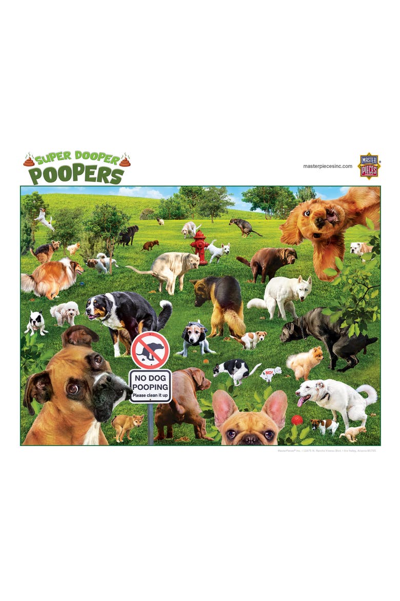 Super Dooper Poopers 1000 Piece Puzzle, Alternate, color, Multicolor