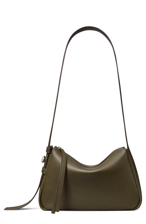 Small Romy Leather Shoulder Bag