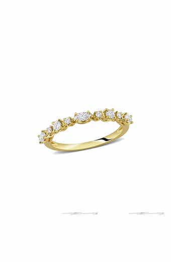 Created Moissanite Band Ring