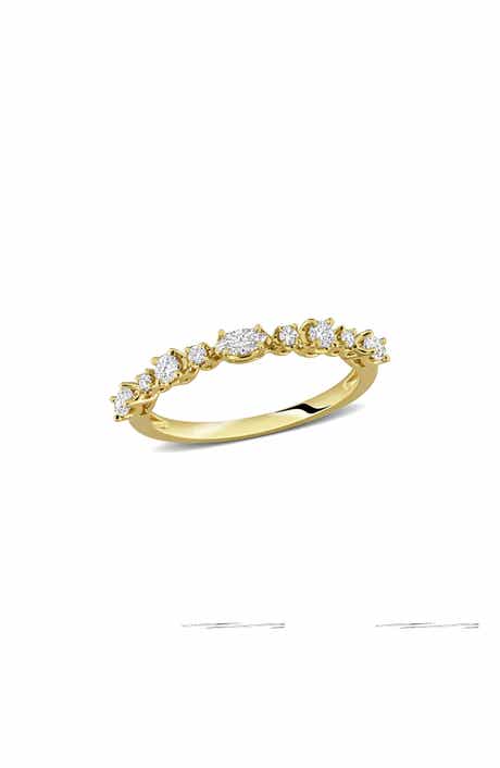 Created Moissanite Band Ring